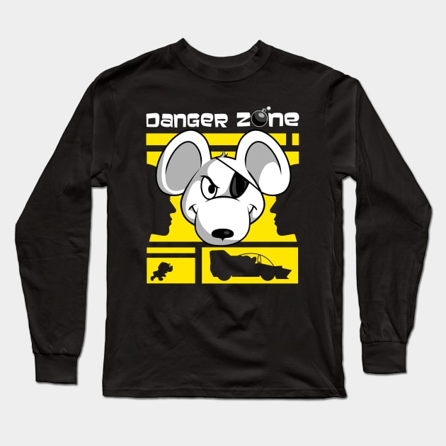 Danger Zone Long Sleeve T-Shirt by SwanStarDesigns